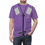 Purple-Shirt Float Coat T-Shirt